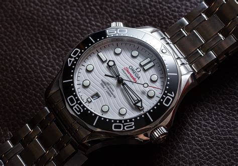 omega seamaster white dial review.